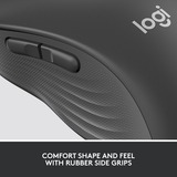 Logitech Signature M650 mus Højre hånd RF trådløs + Bluetooth Optisk 2000 dpi grafit, Højre hånd, Optisk, RF trådløs + Bluetooth, 2000 dpi, Grafit