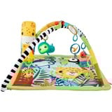 Mattel 3-in-1 Rainforest Sensory Gym, legetæppe Baby legemåtte, Legetøjsbar, Klingende, Flerfarvet, Plast