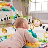 Mattel 3-in-1 Rainforest Sensory Gym, legetæppe Baby legemåtte, Legetøjsbar, Klingende, Flerfarvet, Plast