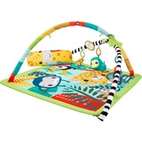 Mattel 3-in-1 Rainforest Sensory Gym, legetæppe Baby legemåtte, Legetøjsbar, Klingende, Flerfarvet, Plast