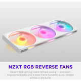 NZXT F420 RGB, Sag fan Hvid