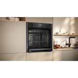 Neff N 50 B6ACH7AG3 ovn 71 L Sort, Grå Sort/grafit, Medium, Elektrisk ovn, 71 L, 71 L, 30 - 275 °C, Hydrolytisk + pyrolytisk
