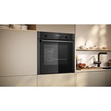 Neff N 50 B6ACH7AG3 ovn 71 L Sort, Grå Sort/grafit, Medium, Elektrisk ovn, 71 L, 71 L, 30 - 275 °C, Hydrolytisk + pyrolytisk