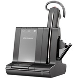 Plantronics Savi 8245 UC Headset Ørekrog Sort Sort, Headset, Ørekrog, Kontor/Callcenter, Sort, Trådløs, Intraaural