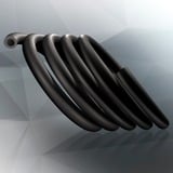 RAIJINTEK RAITUBO-EPDM6, Slange Sort