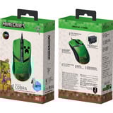 Razer Cobra - Minecraft Edition, Gaming mus Grøn/Sort