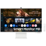 SAMSUNG M8 M80F computerskærm 81,3 cm (32") 3840 x 2160 pixel 4K Ultra HD LCD Hvid, LED-skærm Hvid, 81,3 cm (32"), 3840 x 2160 pixel, 4K Ultra HD, LCD, 4 ms, Hvid