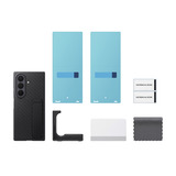 Samsung Carbon Stående Etui, Mobiltelefon Cover Sort