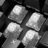Sharkoon SKILLER SGK60 tastatur USB QWERTZ Tysk Sort, Gaming-tastatur Sort, DE-layout, Kailh Box Hvid, Fuld størrelse (100 %), USB, Mekanisk, QWERTZ, RGB LED, Sort