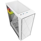 Sharkoon VS8 RGB               , Towerkabinet Hvid