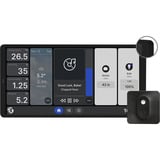 Shelly Wall Display X2 Black + Blu H&T, Kontrolpanel Sort