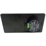 Shelly Wall Display X2 Black + Blu H&T, Kontrolpanel Sort