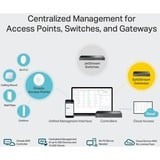 TP-Link OC300 enhed til netværksstyring Ethernet LAN, Access point controller 15000 bruger(e), 10,100,1000 Mbit/s, Ledningsført, 100 - 240 V, 50/60 Hz, 0.6 A