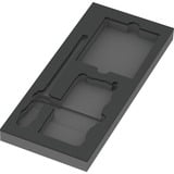 Wera 9850 Skumindsats til Kraftform Kompakt og Tool-Check PLUS sæt 1, tom, Depositum Sort/grå