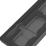 Wera 9850 Skumindsats til Kraftform Kompakt og Tool-Check PLUS sæt 1, tom, Depositum Sort/grå