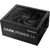 be quiet! Dark Power 14 1200 W - 80 Plus Titanium enhed til strømforsyning 20+4 pin ATX ATX Sort, PC strømforsyning Sort, 1200 W, 100 - 240 V, 1300 W, 50/60 Hz, 10 A, 5 A