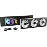 be quiet! Light Wings Pro IO 420mm, Sag fan Sort