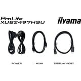 iiyama XUB2497HSU-B2, LED-skærm Sort (mat)