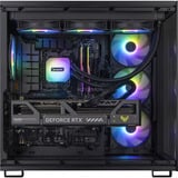 ALTERNATE Gaming PC Sort/gennemsigtig