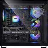 ALTERNATE Gaming PC Sort/gennemsigtig