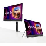 ASUS MB229CF, LED-skærm Sort/Sølv