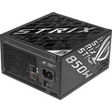 ASUS ROG Strix 850W Platinum (ROG Equalizer), PC strømforsyning Sort, 850 W, 100 - 240 V, Aktiv, 130 W, 850 W, 130 W
