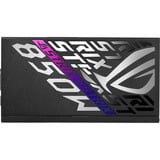 ASUS ROG Strix 850W Platinum (ROG Equalizer), PC strømforsyning Sort, 850 W, 100 - 240 V, Aktiv, 130 W, 850 W, 130 W