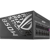 ASUS ROG Strix 850W Platinum (ROG Equalizer), PC strømforsyning Sort, 850 W, 100 - 240 V, Aktiv, 130 W, 850 W, 130 W