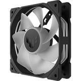 ASUS TUF Gaming TR120 ARGB Reverse Fan - Triple Pack Computerkabinet Ventilator 12 cm Sort, Sag fan Sort/gennemsigtig, Ventilator, 12 cm, Sort