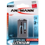 Ansmann 9V E-Block Engangsbatteri Lithium Sølv, Engangsbatteri, Lithium, 10,8 V, 1 stk, Sølv, 6AM6
