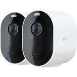 Arlo Pro 4 Kasse IP-sikkerhedskamera Indendørs & udendørs 2560 x 1440 pixel, Overvågningskamera Hvid, IP-sikkerhedskamera, Indendørs & udendørs, Trådløs, FCC, CE, IC, EU RoHS, EU-REACH, EuP1275, WERCS, Sort, Hvid, Kasse