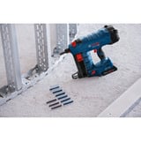 Bosch GNB 18V-38 Professional Sømpistol Batteri, søm maskine Blå/Sort, Sømpistol, Lige magasin, Sort, Blå, 1,3 cm, 3,8 cm, 96 dB