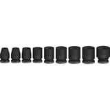 Bosch PRO Impact topnøglesæt 3/8", 9 dele Sort