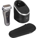 Braun Series 9 Pro+ 9565cc Wet & Dry Folie shaver Trimmer Metallic rustfrit stål/Sort, Folie shaver, Metallic, Batteri, Lithium-Ion (Li-Ion), 60 min., Kasse