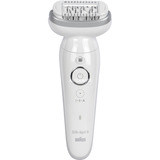 Braun Silk-épil 9 SES9-041 SensoSmart, Epilator Hvid/Sølv