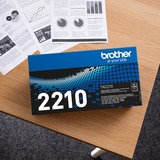 Brother TN-2210 tonerpatron 1 stk Original Sort 1200 Sider, Sort, 1 stk, Detail