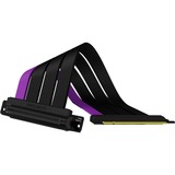 Cooler Master MasterAccessory Riser Cable PCIe 4.0 x16, Forlængerledning Sort/Lilla, PCI-E x16 - PCI x16, Hanstik/Hunstik, Sort, Lilla, 0,3 m, 155 mm, 243 mm