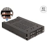 DeLOCK 3,5″ udskiftningsramme til 4 x M.2 NVMe SSD, Indramning 