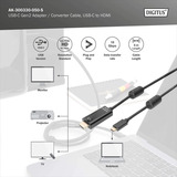 Digitus AK-300330-050-S, Kabel Sort