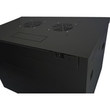 Digitus DN-19 07-U-EC-SW stativ 7U Vægmonteret stativ Sort, IT kabinet Sort, Vægmonteret stativ, 7U, 60 kg, Nøglelås, 15 kg, Sort