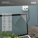 Digitus USB 2.0 tilslutningskabel USB-C > USB-C Sort