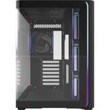 FSP M580-BP Midi Tower Sort, Towerkabinet Sort, Midi Tower, PC, Sort, ATX, micro ATX, Mini-ITX, Glas, SPCC, 16 cm