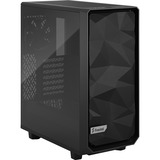 Fractal Design Meshify 2 Compact Tower Sort, Towerkabinet Sort, Tower, PC, Sort, ATX, micro ATX, Mini-ITX, Stål, Hærdet glas, Spil