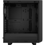 Fractal Design Meshify 2 Compact Tower Sort, Towerkabinet Sort, Tower, PC, Sort, ATX, micro ATX, Mini-ITX, Stål, Hærdet glas, Spil