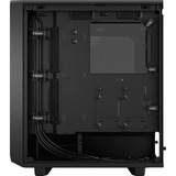 Fractal Design Meshify 2 Compact Tower Sort, Towerkabinet Sort, Tower, PC, Sort, ATX, micro ATX, Mini-ITX, Stål, Hærdet glas, Spil