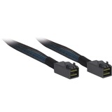 Inter-Tech 1m 2xSFF 8643 Sort, Blå, Kabel Sort, 1 m, SFF 8643, SFF 8643, Hanstik/Hanstik, Sort, Blå, 50 g