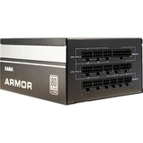 Inter-Tech SAMA FTX-1200-A ARMOR enhed til strømforsyning 1200 W 20+4 pin ATX ATX Sort, PC strømforsyning Sort, 1200 W, 110 - 240 V, 1200 W, 47 - 63 Hz, 6 - 15 A, Aktiv