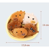 Just Play Emotionel Støtte Kapivarer, Plysdyr 