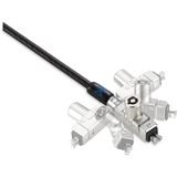 Kensington Slim N17 2.0 nøgle laptop lås til kileformede porte - Master nøgle, Slot Sort, Kensington, Nøgle, Kulstofstål, Sort