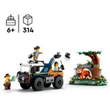 LEGO City Jungleeventyr – offroad-truck, Bygge legetøj Byggesæt, 6 År, Plast, 314 stk, 522 g